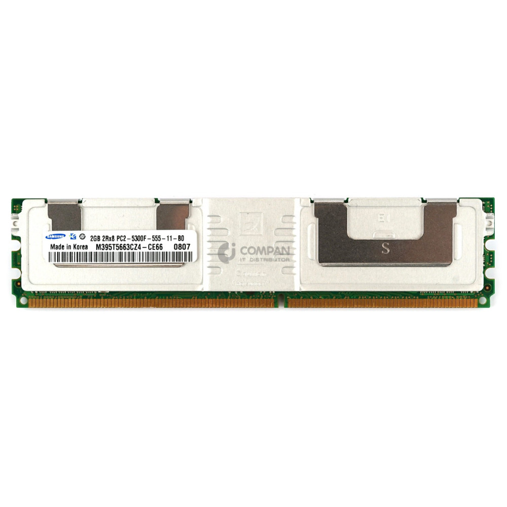 M395T5663CZ4-CE66 SAMSUNG MEMORY 2GB 2RX8 PC2 5300F DDR2